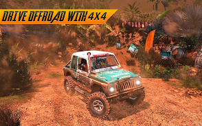 Offroad Jeep Driving Simulator экрана 3