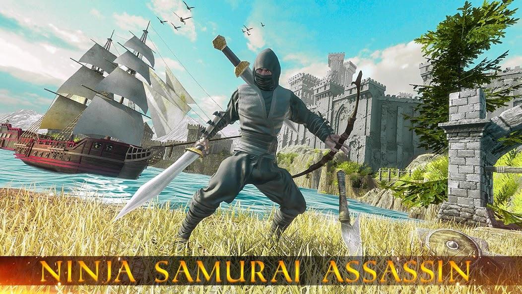 ภาพหน้าจอ Ninja Samurai Assassin Hunter Mod 3