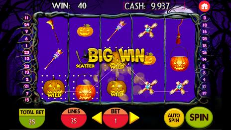 Halloween Slots Mania Deluxe 스크린 샷 2