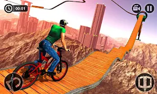 ภาพหน้าจอ Impossible BMX Bicycle Stunts 2