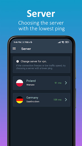 Nomad VPN USA Capture d’écran3