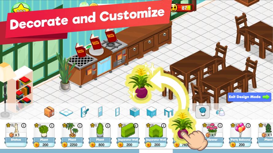 Restaurant Manager Idle Tycoon экрана 2
