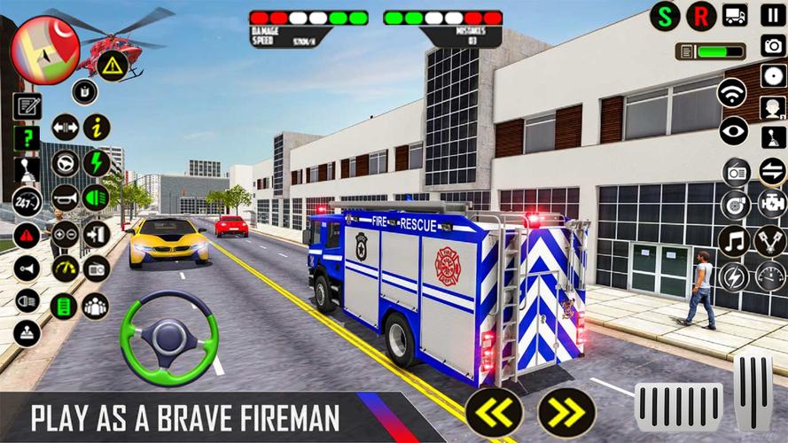 Police Ambulance Fire Truck屏幕截圖4