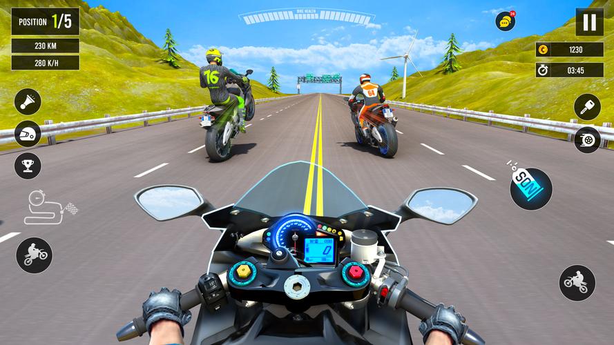 Moto Traffic Bike Race Game 3d ကိုဖန်သားပြင်1