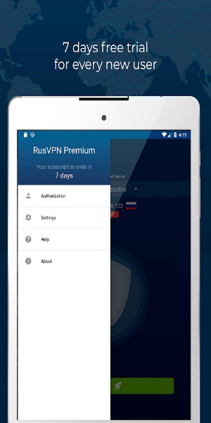 Fast VPN proxy servers with no logs - RUSVPNスクリーンショット3