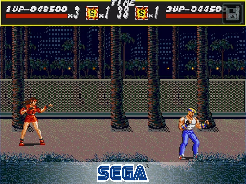 Streets of Rage Classic 스크린 샷 1