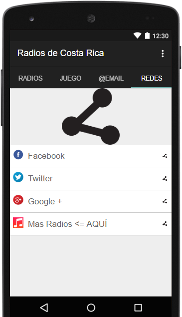 Screenshot Radios Emisoras de Costa Rica FM AM en Vivo Gratis 3