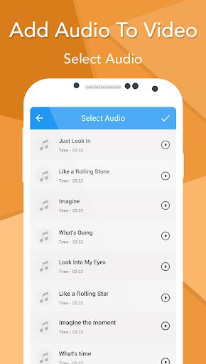 Add Audio To Video captura de pantalla 4