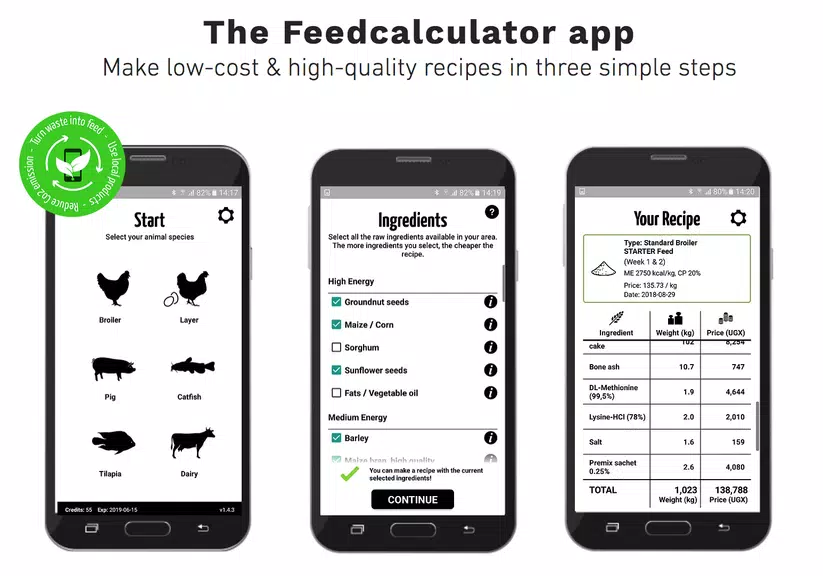 Feed Calculator for livestock ảnh chụp màn hình 1