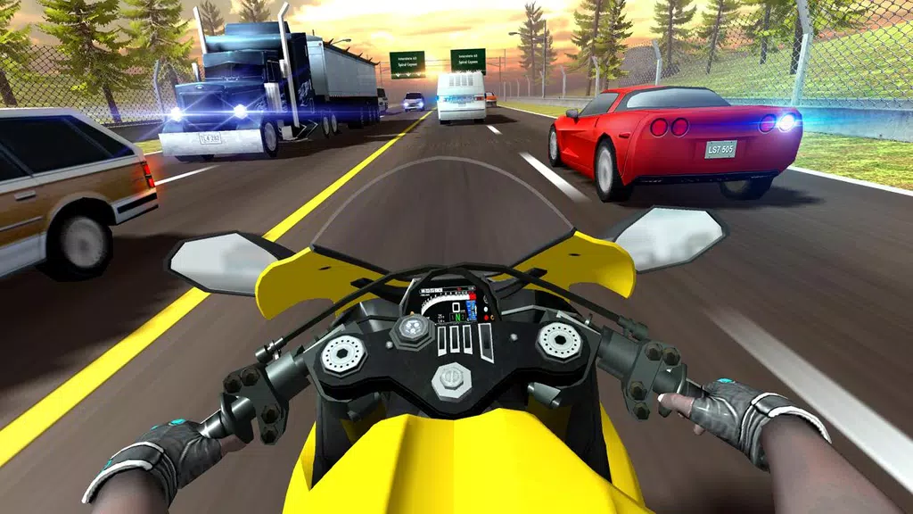 Highway Moto Rider 2: Traffic ကိုဖန်သားပြင်2