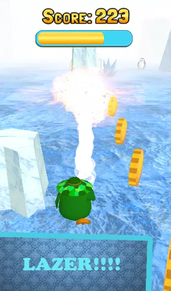 Penguin Run 3D zrzut ekranu 3