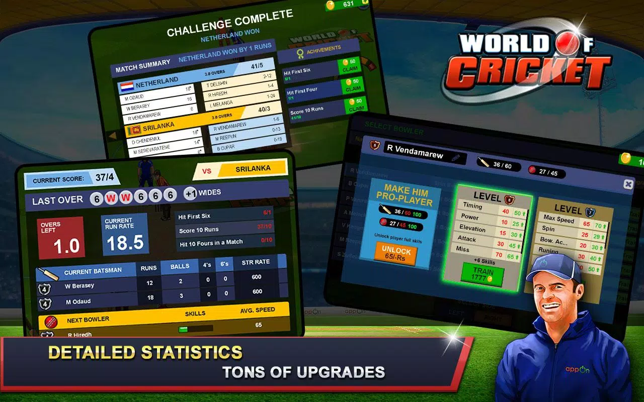 World of Cricket :Championship屏幕截圖4