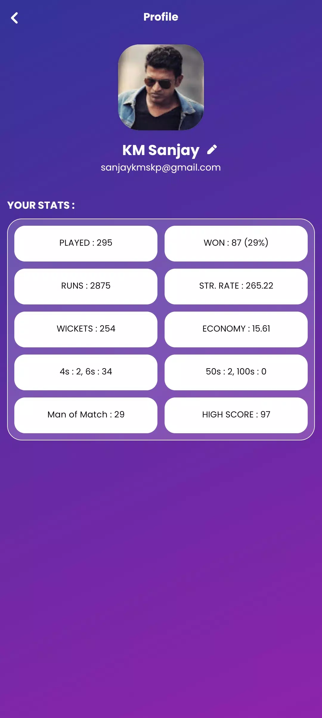 Hand Cricket captura de pantalla 3