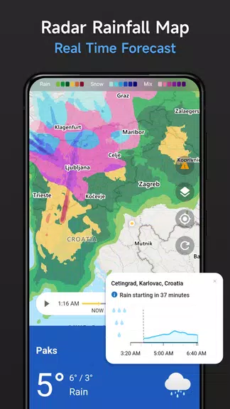 Live Weather & Radar Map 스크린 샷 4