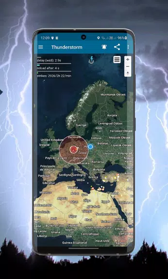 Thunderstorm- weather warnings Screenshot 2