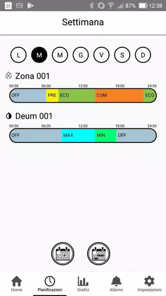 RadiaxWeb Regolazione ekran görüntüsü 3