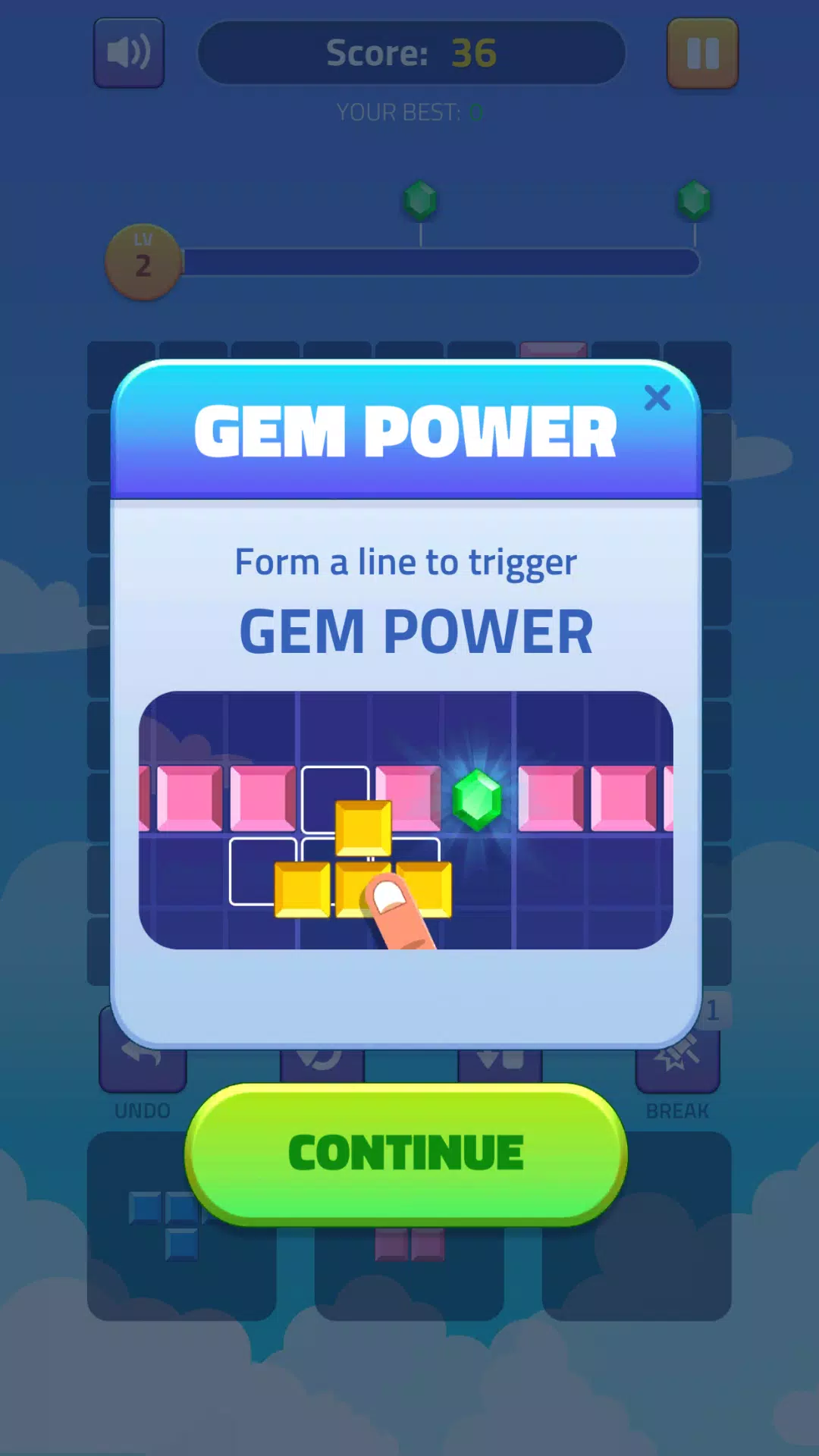 Block Puzzle - Gems Adventure ảnh chụp màn hình 3