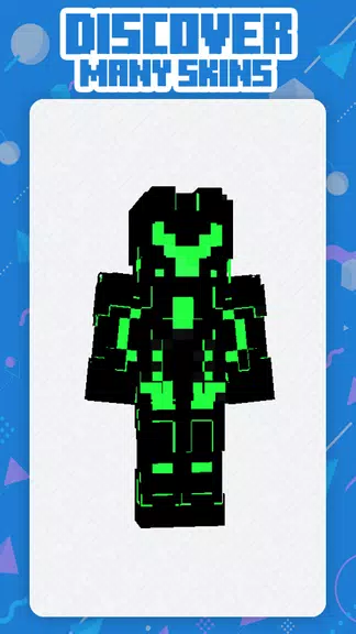 Neon Squad Skin Minecraft ekran görüntüsü 1