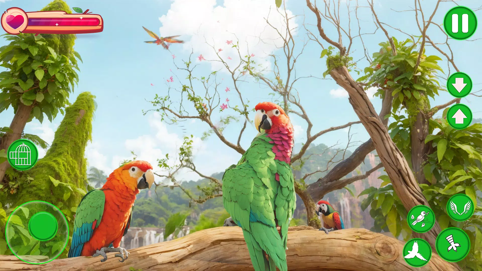 ภาพหน้าจอ Parrot Bird Simulator Game 2