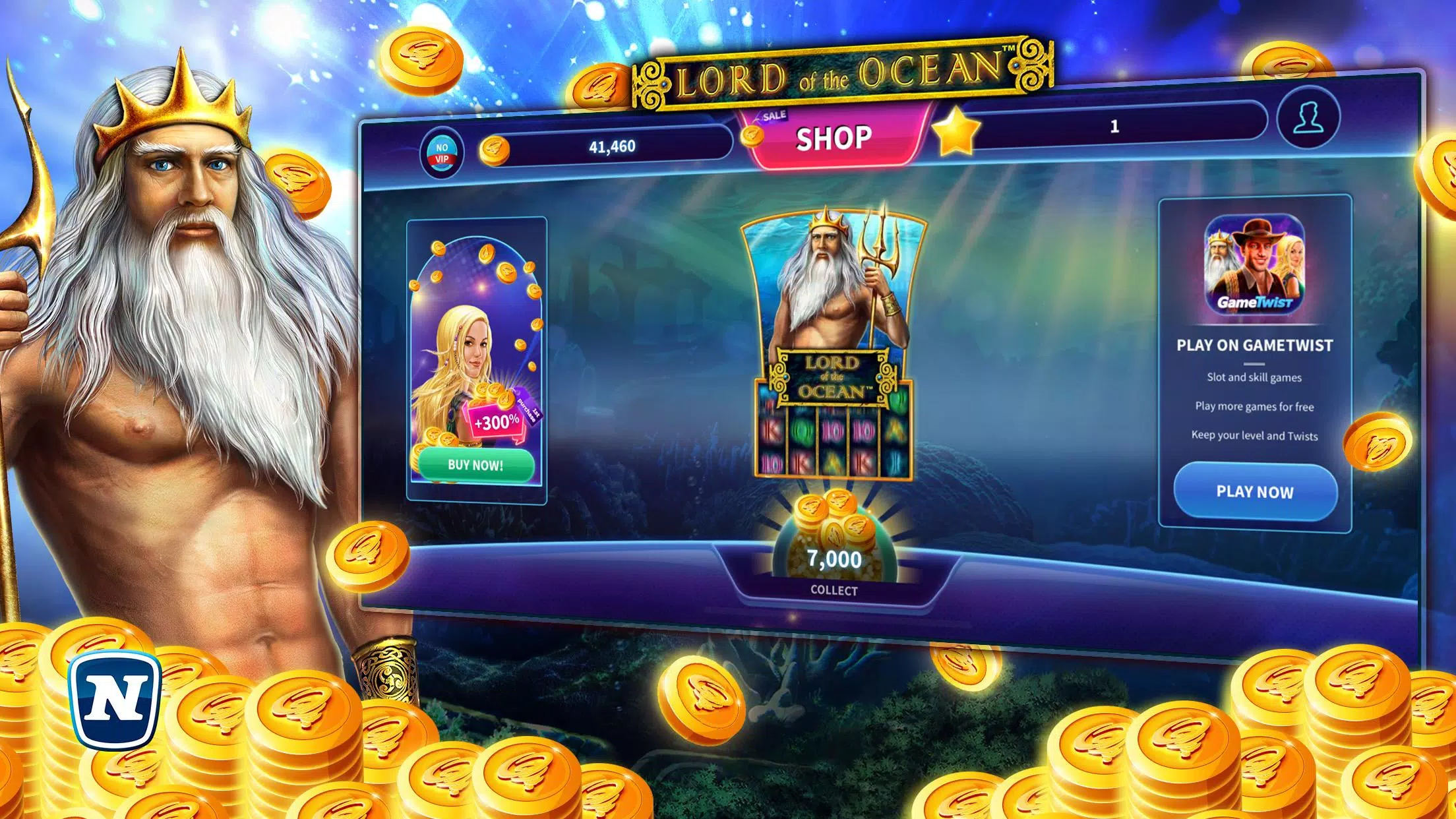 Lord of the Ocean™ Slot ảnh chụp màn hình 2