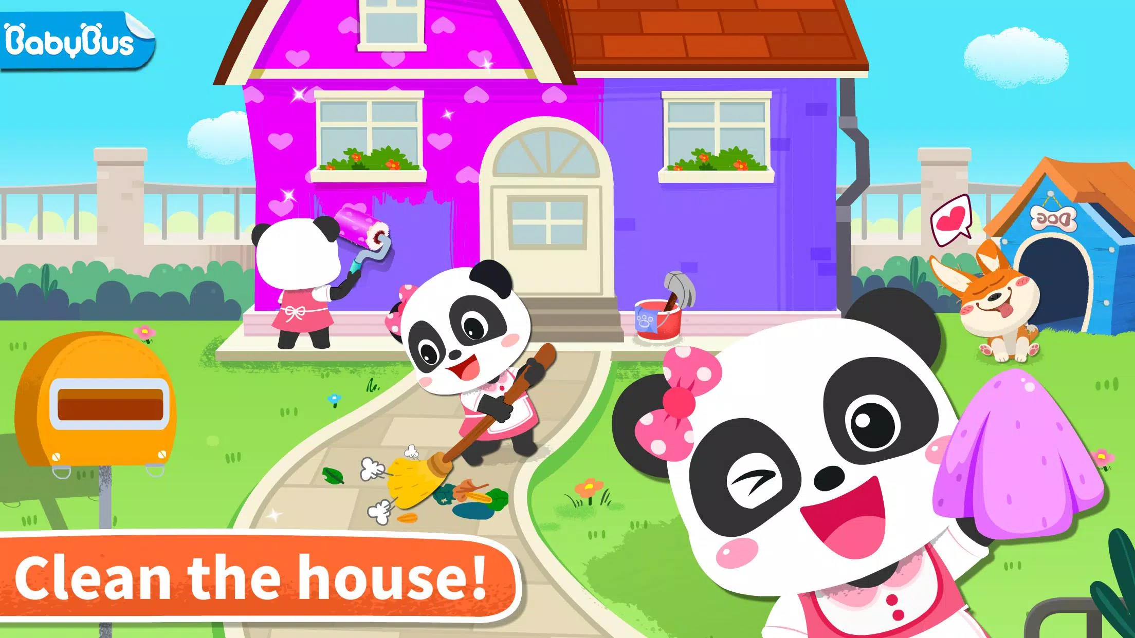 Baby Panda’ s House Cleaning Ảnh chụp màn hình 1