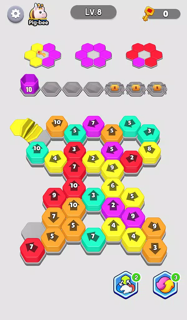 Bee Out - Hexa Away Puzzle Zrzut ekranu 3