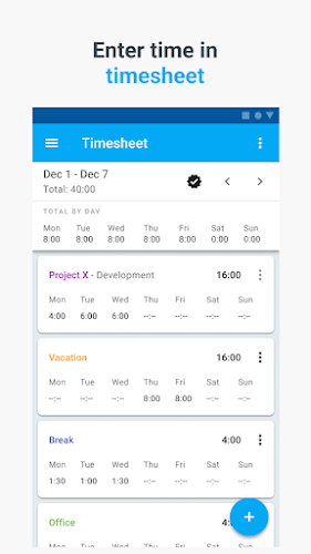 Clockify — Time Tracker Capture d’écran4