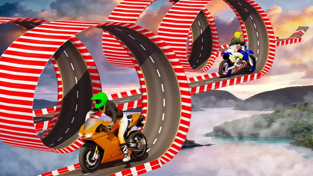 Stunt Bike Race Moto Drive 3D screenshot 3