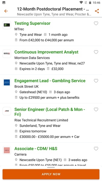 Screenshot Totaljobs - UK Job Search App 1