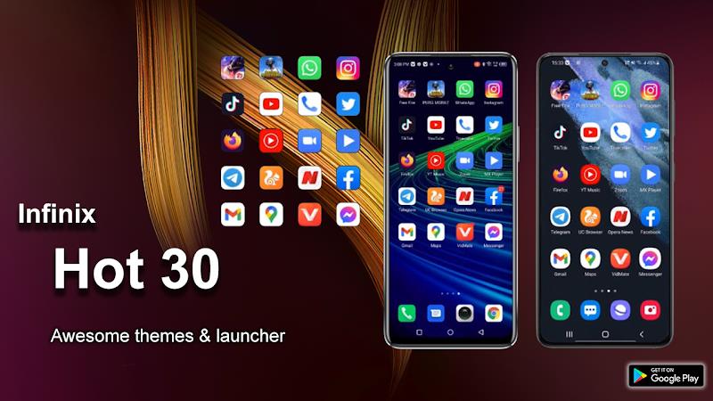 Infinix Hot 30 Launcher:Themes Screenshot 1