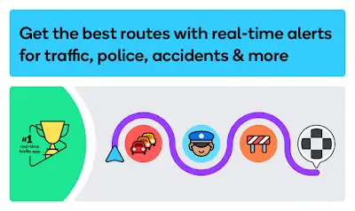 Waze Navigation & Live Traffic屏幕截圖1