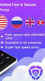 SuperFast VPN : Fast VPN Proxy 스크린 샷 3