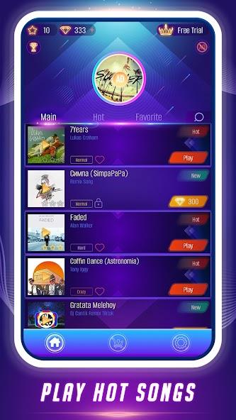 ภาพหน้าจอ Dance Tiles: Music Ball Games Mod 2