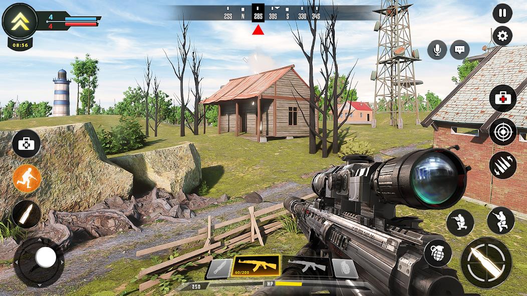 ภาพหน้าจอ Sniper Game: Shooting Gun Game Mod 3