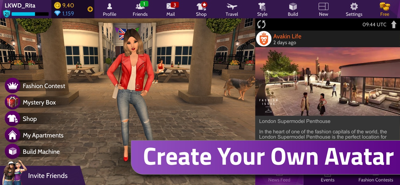 Screenshot Avakin Life 3