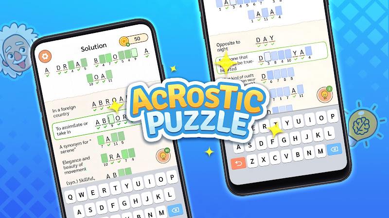 Screenshot Acrostic Puzzle: Logic Fill in 2