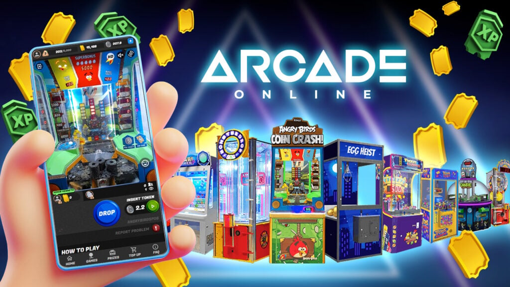 Arcade အွန်လိုင်း- ဘရောက်ဆာအခြေခံဂိမ်းကစားခြင်းတွင် တကယ့်စက်များ၊ အစစ်အမှန်ဆုများ