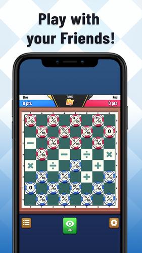 Damath: Math Checkers 스크린 샷 2