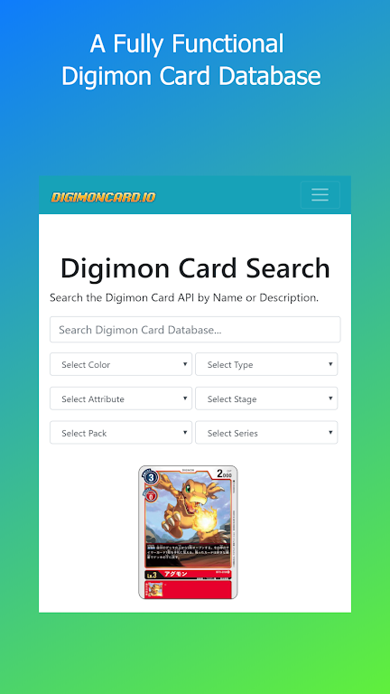 Deck Builder for Digimon TCG屏幕截圖1