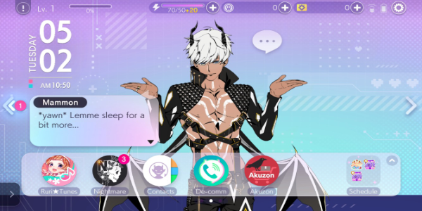 Otome Games Obey Me! NB screenshot 2