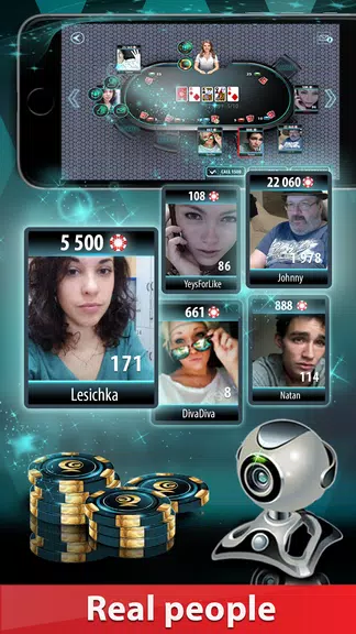 GC Poker 2: WebCamera-tables,应用截图第2张