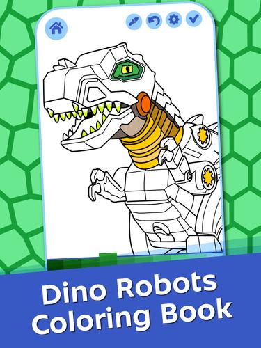 Dino Robots Coloring for Boys screenshot 1