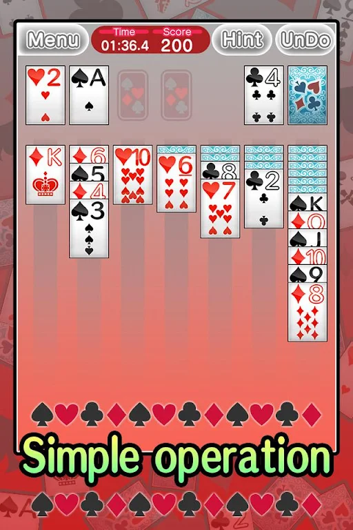 ภาพหน้าจอ Basic Solitaire Klondike 1