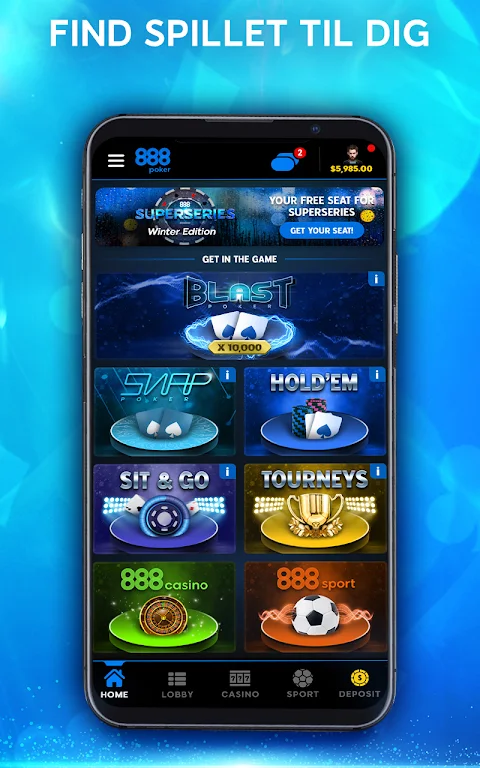 888 Poker - Spil Texas Holdem屏幕截圖3