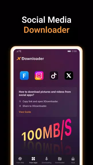 X Video Downloader & Player Screenshot 2