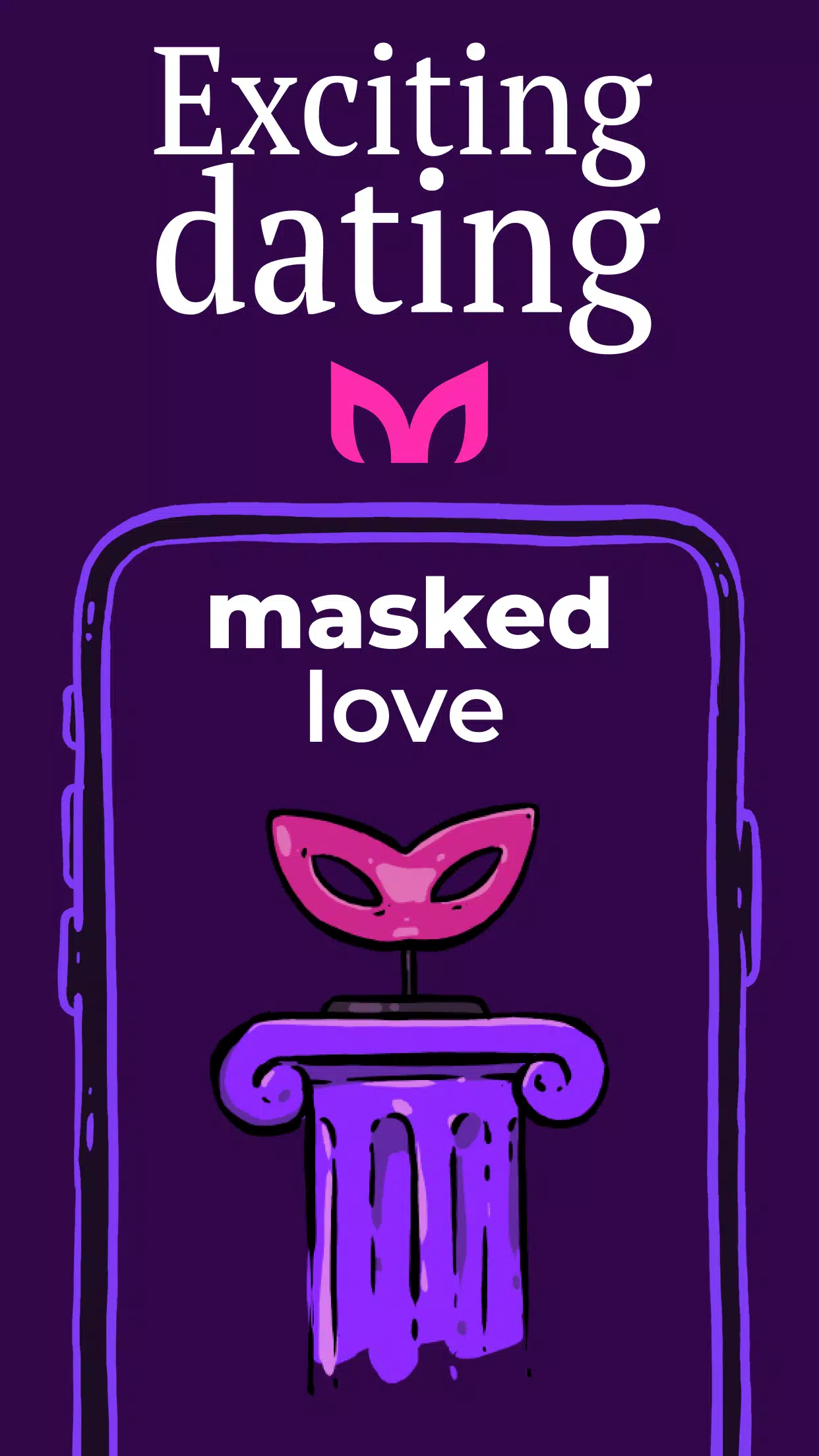Masked Love - Anonymous dating屏幕截圖1