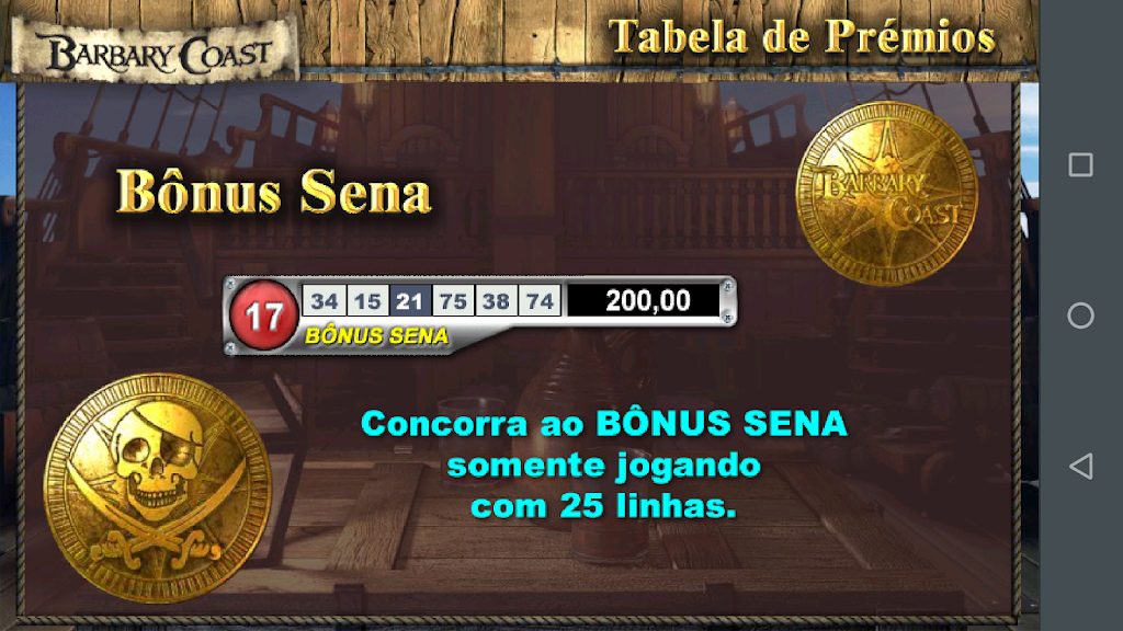Bucaneiros Caça Níquel应用截图第3张