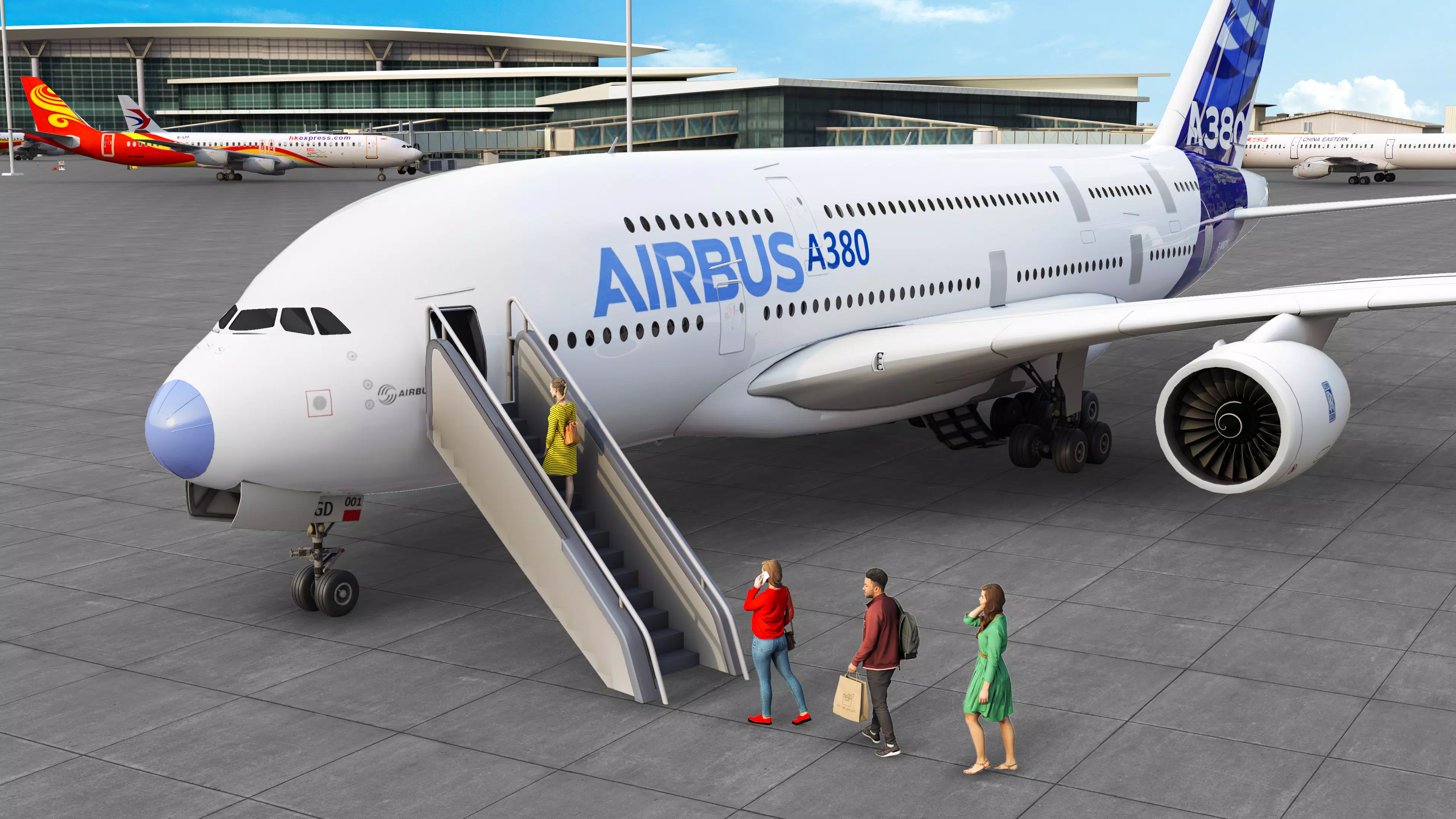 Airplane Flight Simulator 2023 ကိုဖန်သားပြင်1