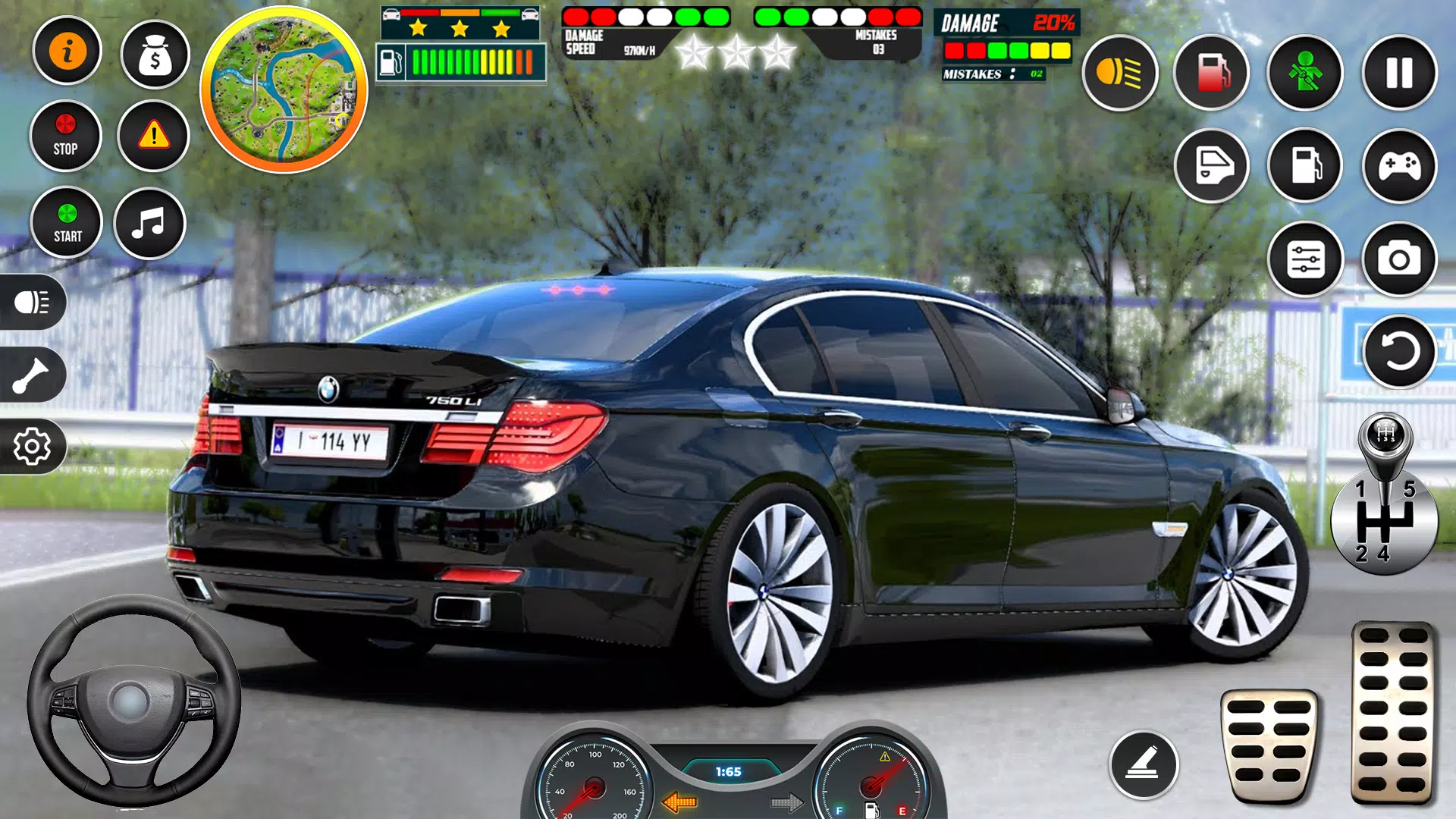 Classic Car Drive Parking Game Screenshot 3