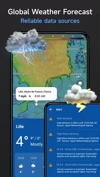 Live Weather & Radar Map 스크린 샷 1